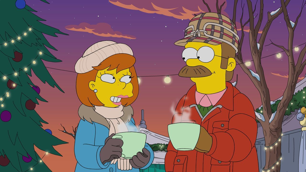 Barbara (l.); Ned Flanders (r.) - Bildquelle: 2021 by 20th Television