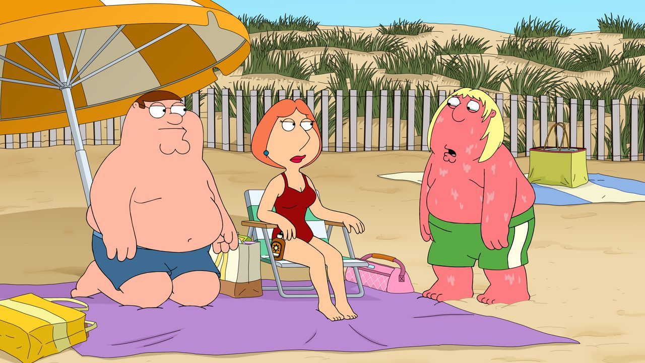 (v.l.n.r.) Peter Griffin; Lois Griffin; Chris Griffin - Bildquelle: 2021-2022 Fox Broadcasting Company, LLC. All rights reserved