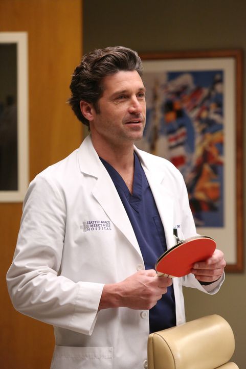 Callie hat vor, Derek (Patrick Dempsey) den ganzen Tag lang Tischtennis spielen zu lassen, da er dabei dieselben Handbewegungen macht wie bei einer... - Bildquelle: ABC Studios