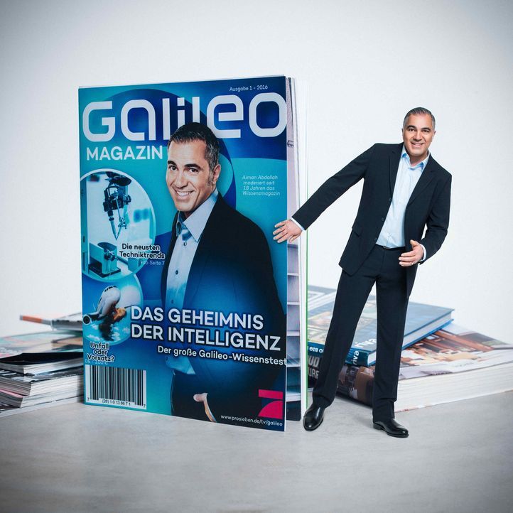"Galileo" das Wissensmagazin wird von Aiman Abdallah präsentiert. - Bildquelle: Arne Weychardt ProSieben