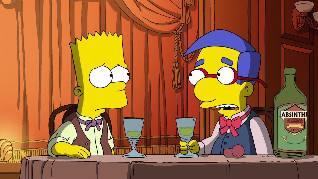 Bart (l.); Milhouse (r.) - Bildquelle: 2020 by Twentieth Century Fox Film Corporation.