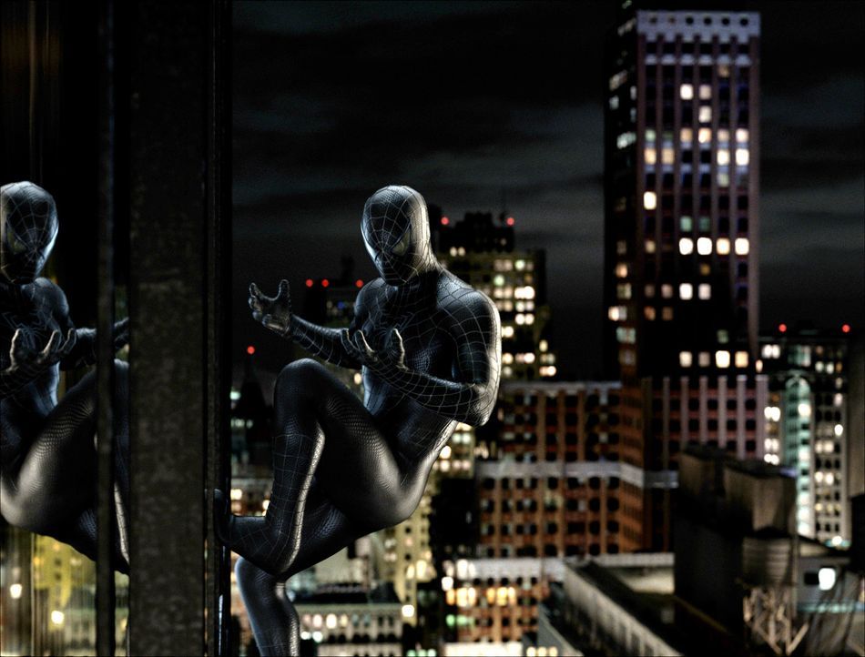 Als sich Spider-Mans Anzug plötzlich pechschwarz verfärbt, werden ihm auch neue, ungeahnte Kräfte verliehen. Allerdings verändert der Farbwechse... - Bildquelle: 2007 Marvel Characters, Inc.  2007 CPII. All Rights Reserved.