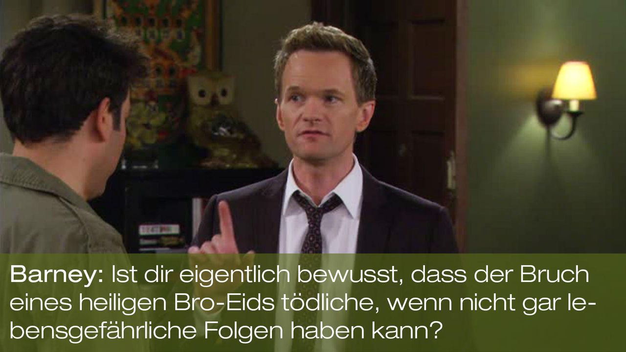 Barney Stinson Zitate Legendär DE Zitat