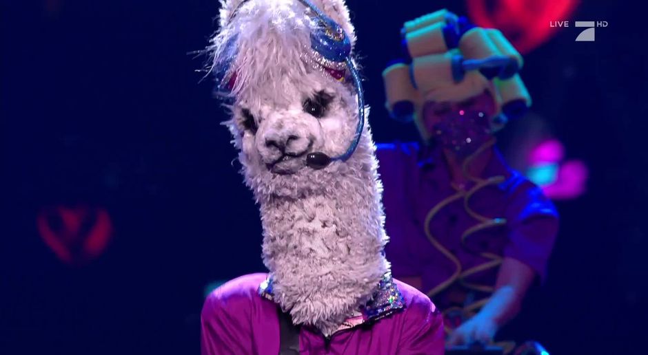 Red Im Tv Video The Masked Singer Sylvie Meis Als Crazy Popstar Alpaka Prosieben