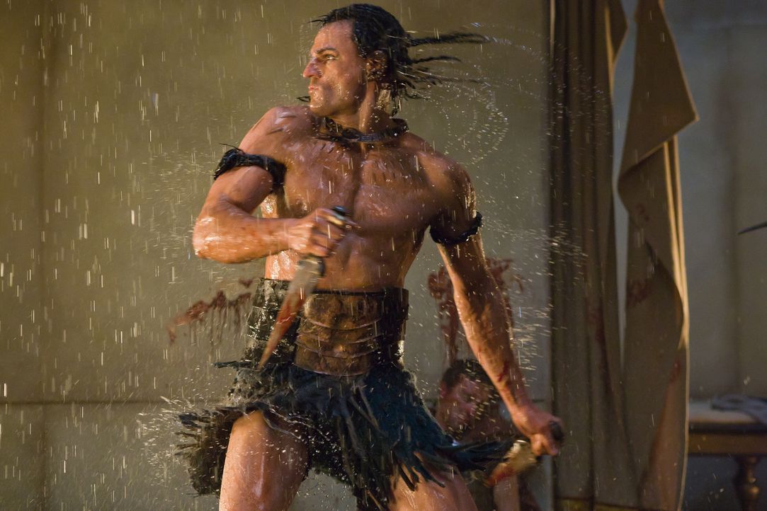Soll Spartacus den Garaus machen: "Der Ägypter" (Steven Dunlevy) ... - Bildquelle: 2011 Starz Entertainment, LLC. All rights reserved.