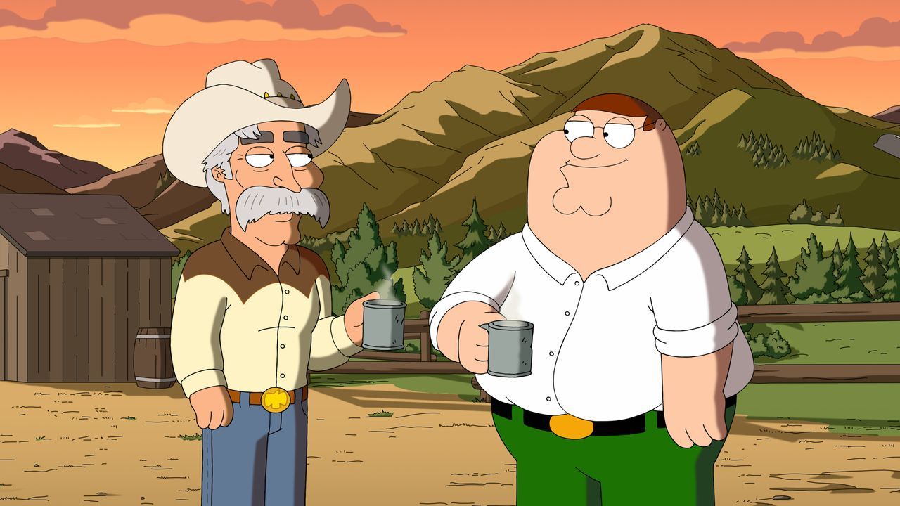 Wild West (l.); Peter Griffin (r.) - Bildquelle: 2021-2022 Fox Broadcasting Company, LLC. All rights reserved