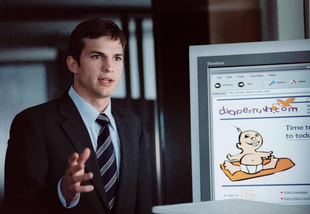 Zunächst feiert Oliver (Ashton Kutcher) große Erfolge mit seiner Firma, doch dann ist die Pleite nicht mehr aufzuhalten. Da erwachen seine romanti... - Bildquelle: Touchstone Pictures. All rights reserved