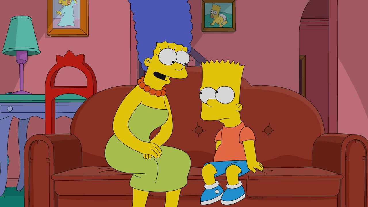 Marge (l.); Bart (r.) - Bildquelle: 2018-2019 Fox and its related entities.  All rights reserved.
