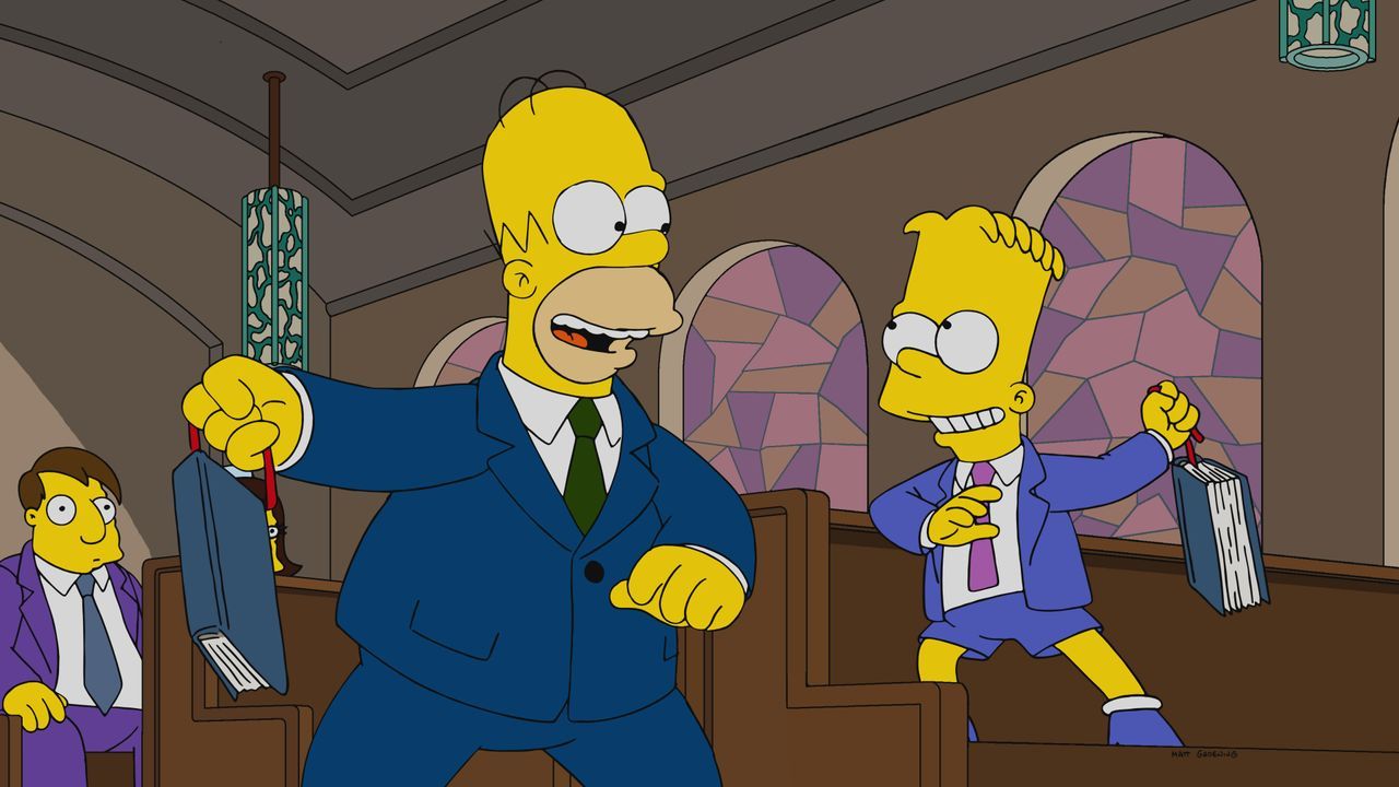 Homer (l.); Bart (r.) - Bildquelle: 2019-2020 Twentieth Century Fox Film Corporation.  All rights reserved.