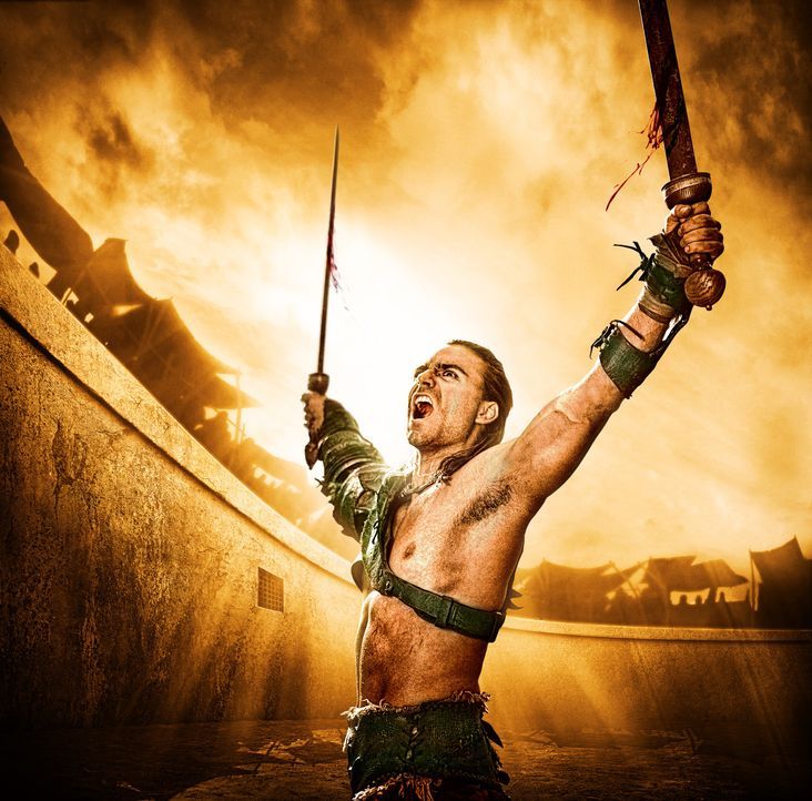 Lasset die Spiele beginnen: Champion der Gladiatorenschule, Gannicus (Dustin Clare) ... - Bildquelle: 2010 Starz Entertainment, LLC