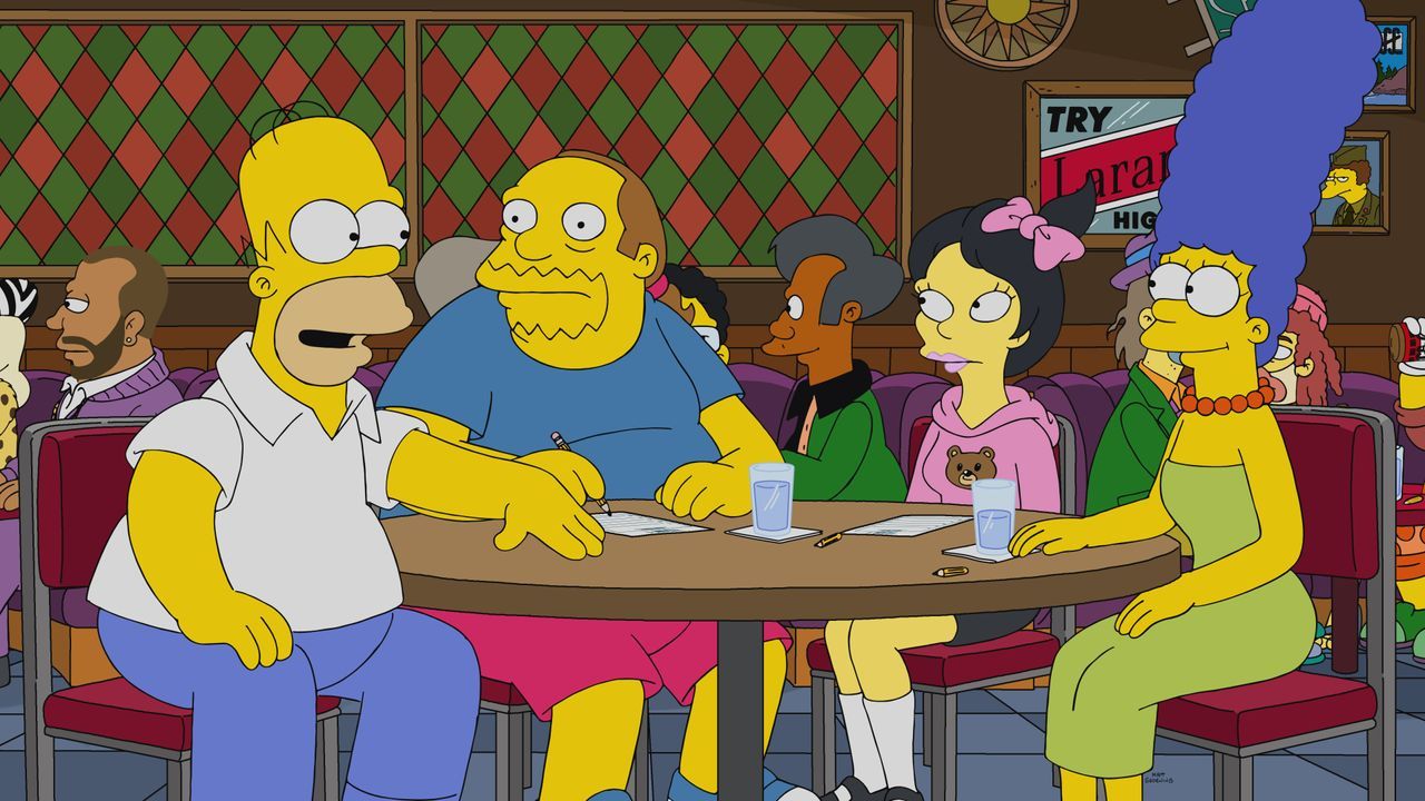(v.l.n.r.) Homer; Jeff; Kumiko; Marge - Bildquelle: 2020 by Twentieth Century Fox Film Corporation.