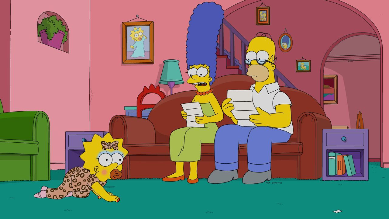 (v.l.n.r.) Maggie; Marge; Homer - Bildquelle: 2021 by 20th Television