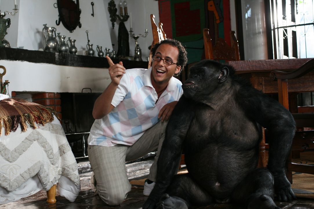 Neben skrupellosen Geschäftemachern haben Moes (Jon Karthaus) und seine Freunde auch noch einen liebestollen Affen am Hals ...