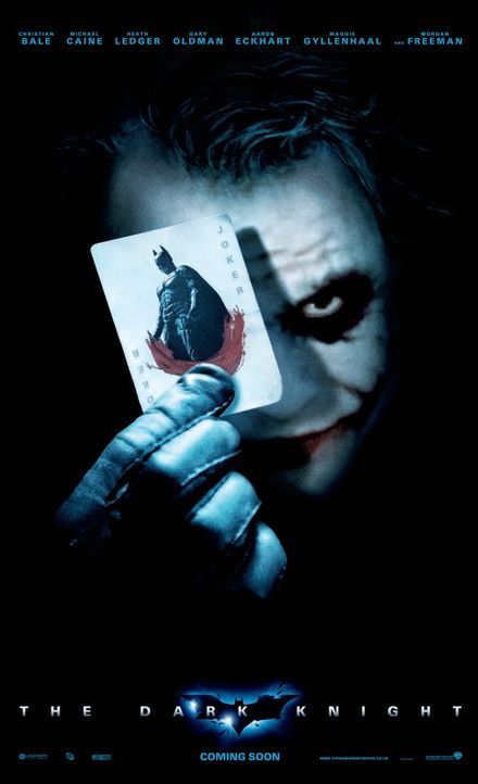 THE DARK KNIGHT - Plakatmotiv - mit Heath Ledger als Joker - Bildquelle: Warner Bros.