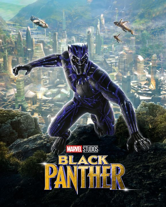 Black Panther - Artwork - T'Challa / Black Panther (Chadwick Boseman) - Bildquelle: Marvel Studios 2018