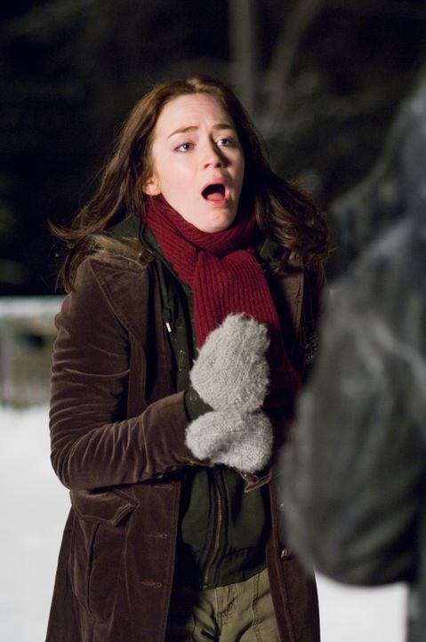 Ein eisiger Alptraum beginnt: eine Studentin (Emily Blunt), die Weihnachten mit ihren Eltern verbringen möchte. - Bildquelle: Copyright   2007 TriStar Pictures, Inc. All Rights Reserved.