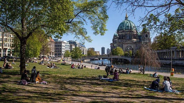 Berliner Park macht abends zu