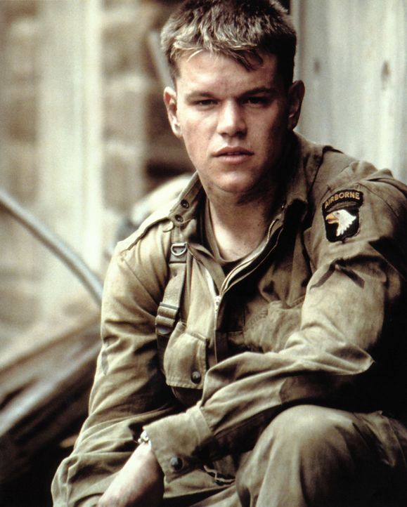 Der junge Fallschirmjäger Private James Ryan (Matt Damon) ist der einzige von vier Brüdern, der im Kampf gegen die Deutschen sein Leben noch nicht v... - Bildquelle: United International Pictures