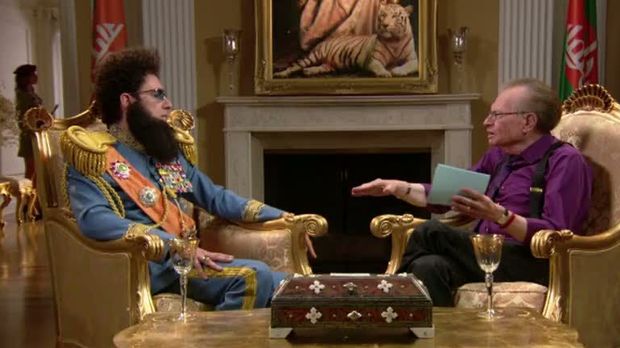 Stars - Video - Der Diktator - Interview mit Larry King ...