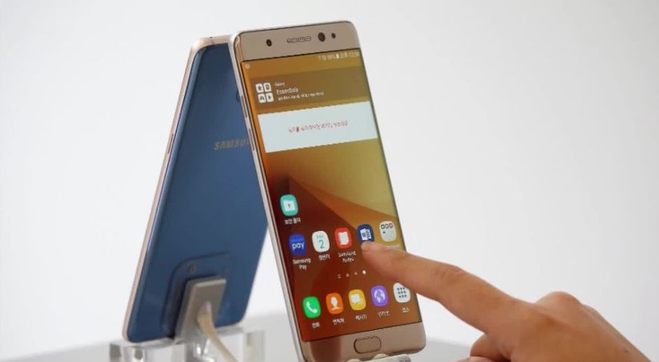 Taff Video Handy Akku Explodiert Samsung Startet Weltweite Ruckrufaktion Prosieben