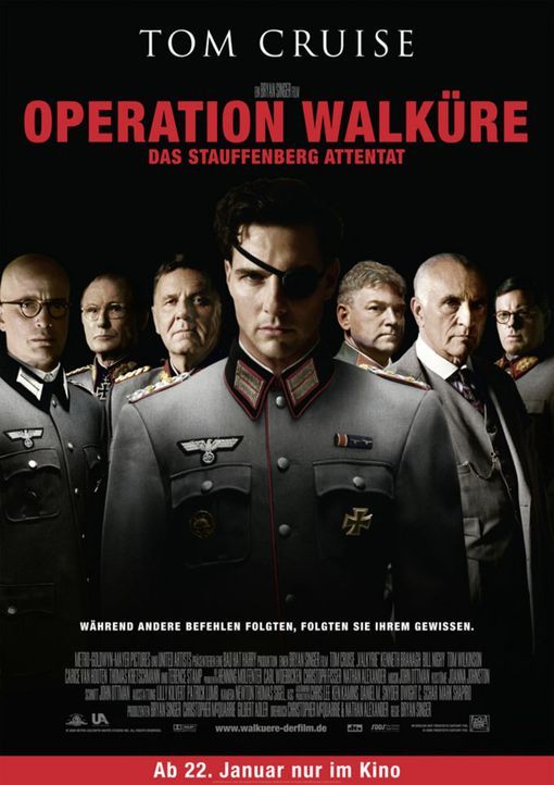 OPERATION WALKÜRE - DAS STAUFFENBERG ATTENTAT - Plakatmotiv - Bildquelle: 2008 Metro-Goldwyn-Mayer Studios Inc.