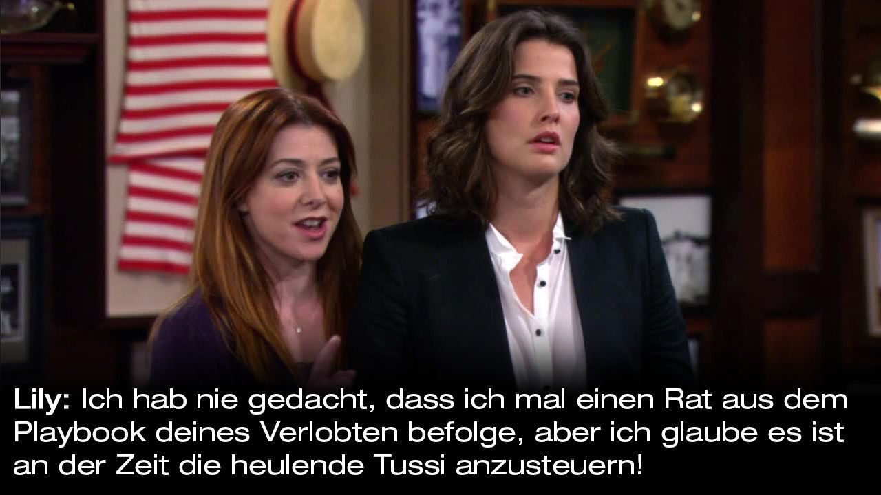 How-I-Met-Your-Mother-Zitate-Staffel-9-21-Lily-heulende-tussi - Bildquelle: 20th Century Fox Film Corporation all rights reserved.