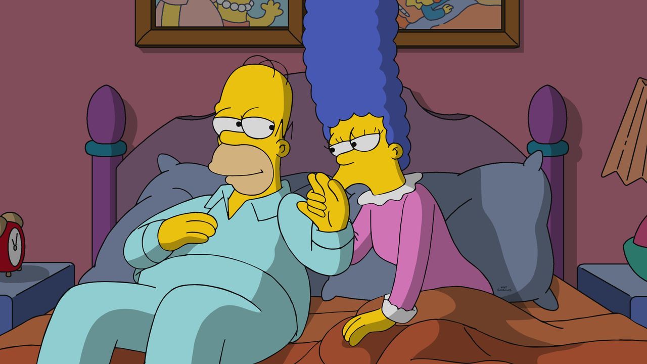 Marge (r.) liebt ihren Homer (l.), auch wenn er der dümmste und schlechteste Mensch in Springfield ist. Oder? - Bildquelle: 2017-2018 Fox and its related entities.  All rights reserved.