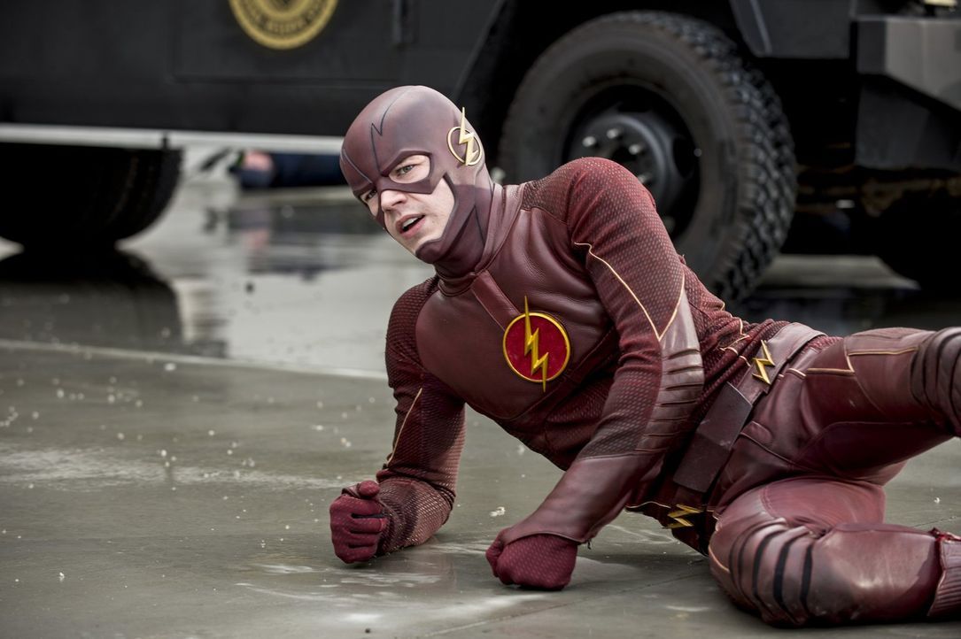Noch ahnt Barry alias The Flash (Grant Gustin) nicht, wer der Räuber ist und was er alles kann ... - Bildquelle: Warner Brothers.