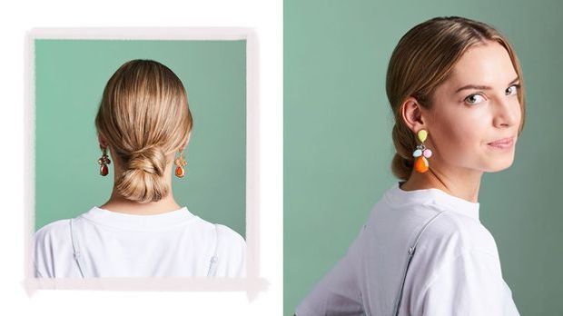 Der Sleek Bun – erinnert an ein spanisches Hairstyling. Dieser Look ist im Ha...