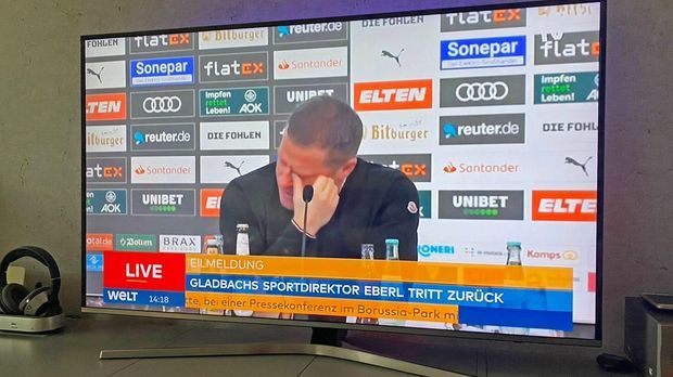 Gesundheitliche Gründe: Eberl verkündet Gladbach-Aus