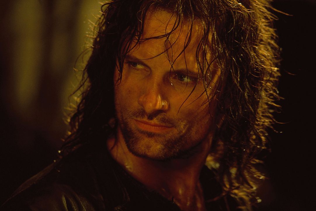 Aragorn (Viggo Mortensen) und die anderen Gefährten beschließen, die Suche nach den verschleppten Hobbits aufzunehmen ... - Bildquelle: Warner Brothers