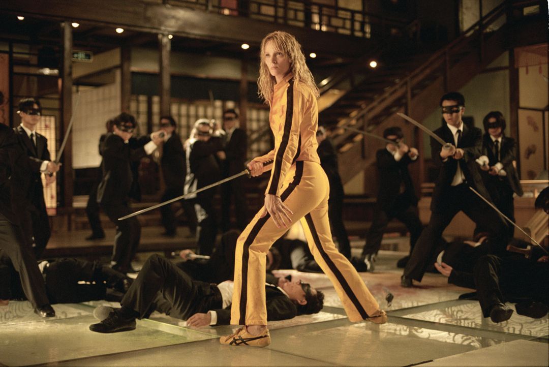 Die Braut/Beatrix Kiddo (Uma Thurman) "Kill Bill : Vol.1+2" (2003/2004) - Bildquelle: picture-alliance / Mary Evans Picture Library