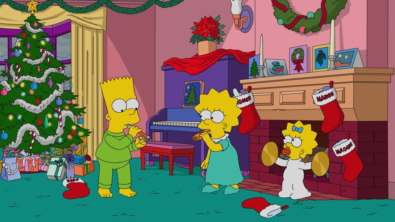 (v.l.n.r.) Bart; Lisa; Maggie - Bildquelle: 2019-2020 Twentieth Century Fox Film Corporation.  All rights reserved.
