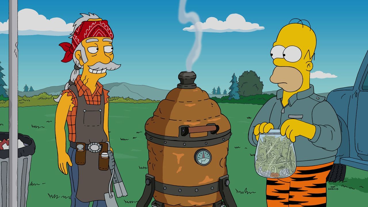 In der Öffentlichkeit fällt immer mehr auf, dass die Simpsons schlecht riechen. Marge ahnt, woher das Problem stammen könnte. Nämlich von der alten... - Bildquelle: 2015 Fox and its related entities.  All rights reserved.