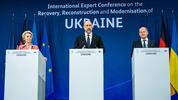 Wiederaufbau in der Ukraine: EU und G7 bringen Marshallplan auf den Weg
