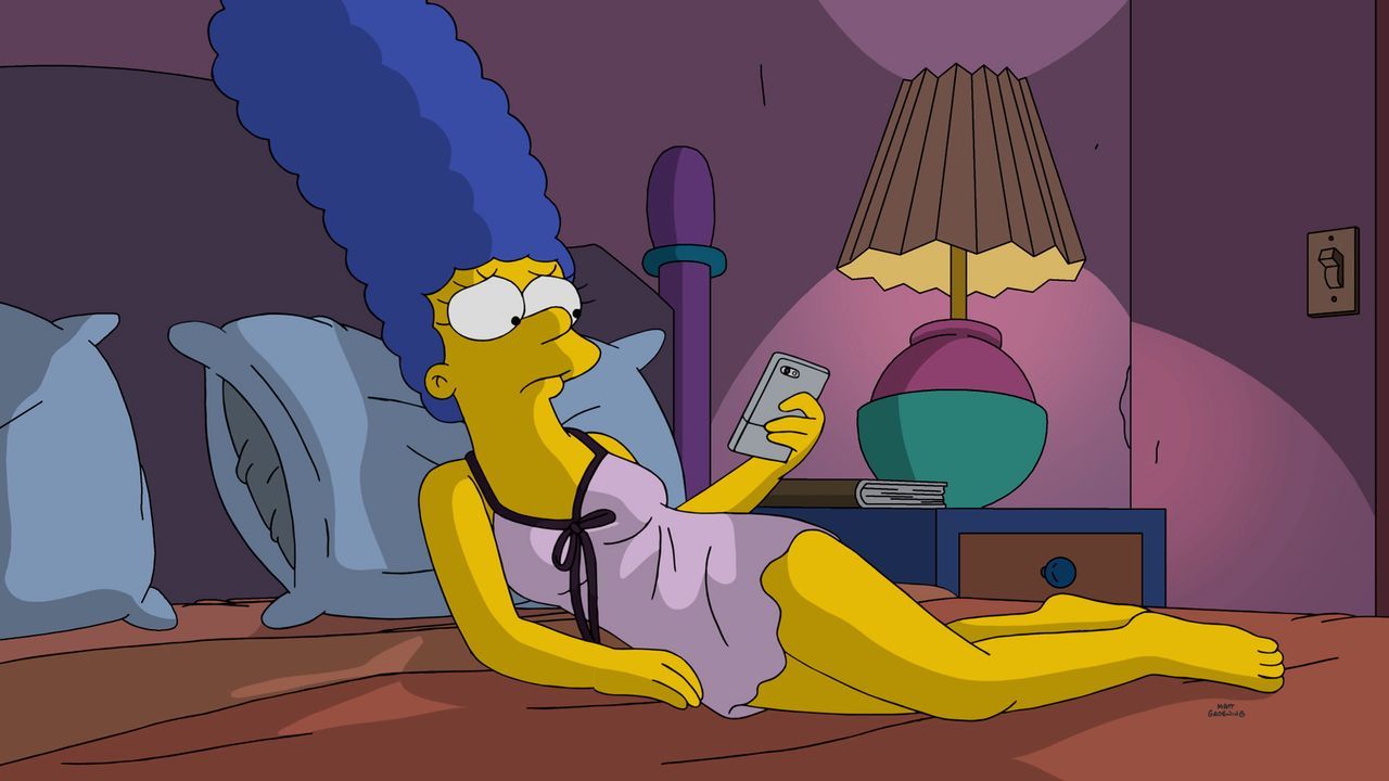Die Ehe von Marge (Foto) und ihrem Ehemann Homer geht immer mehr bergab, sie ahnt nicht, dass Mr. Burns und Nigel eine Wette abgeschlossen haben, di... - Bildquelle: 2016-2017 Fox and its related entities. All rights reserved.