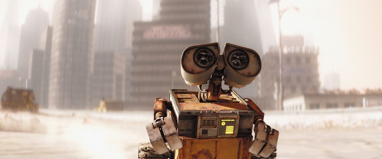 Wall-E wurde durch den Versuch, den Holodetector zu deaktivieren, beschädigt. Nun liegt es an EVE, Ersatzteile zu finden, damit man den liebenswert... - Bildquelle: Touchstone Pictures
