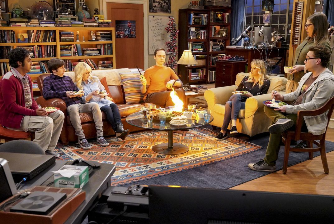 Unterschiedliche Abenteuer warten auf (v.l.n.r.) Raj (Kunal Nayyar), Howard (Simon Helberg), Bernadette (Melissa Rauch), Sheldon (Jim Parsons), Penn... - Bildquelle: Warner Bros. Television