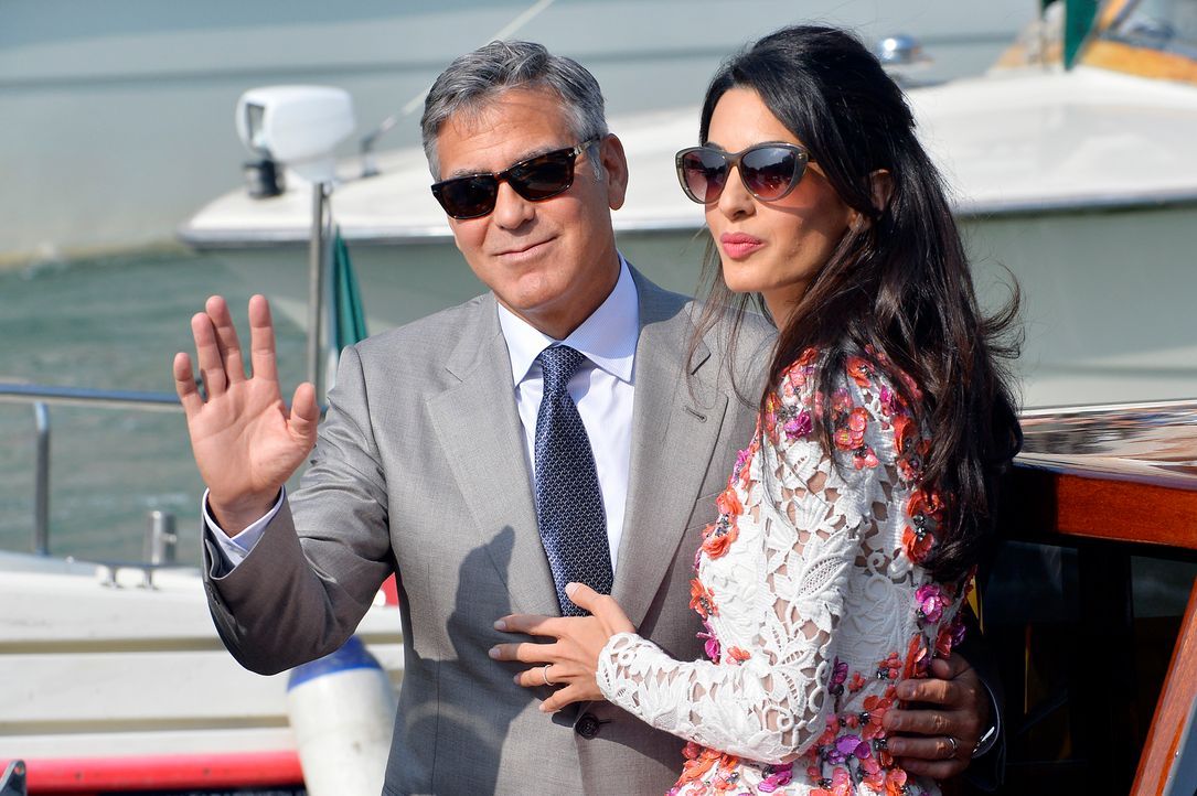 George-Clooney-Amal-Alamuddin-140928-AFP - Bildquelle: AFP