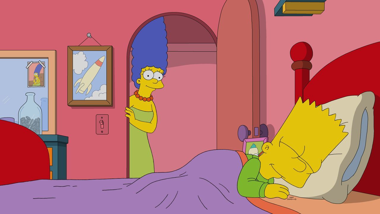 Marge (l.); Bart (r.) - Bildquelle: © 2022 by 20th Television.