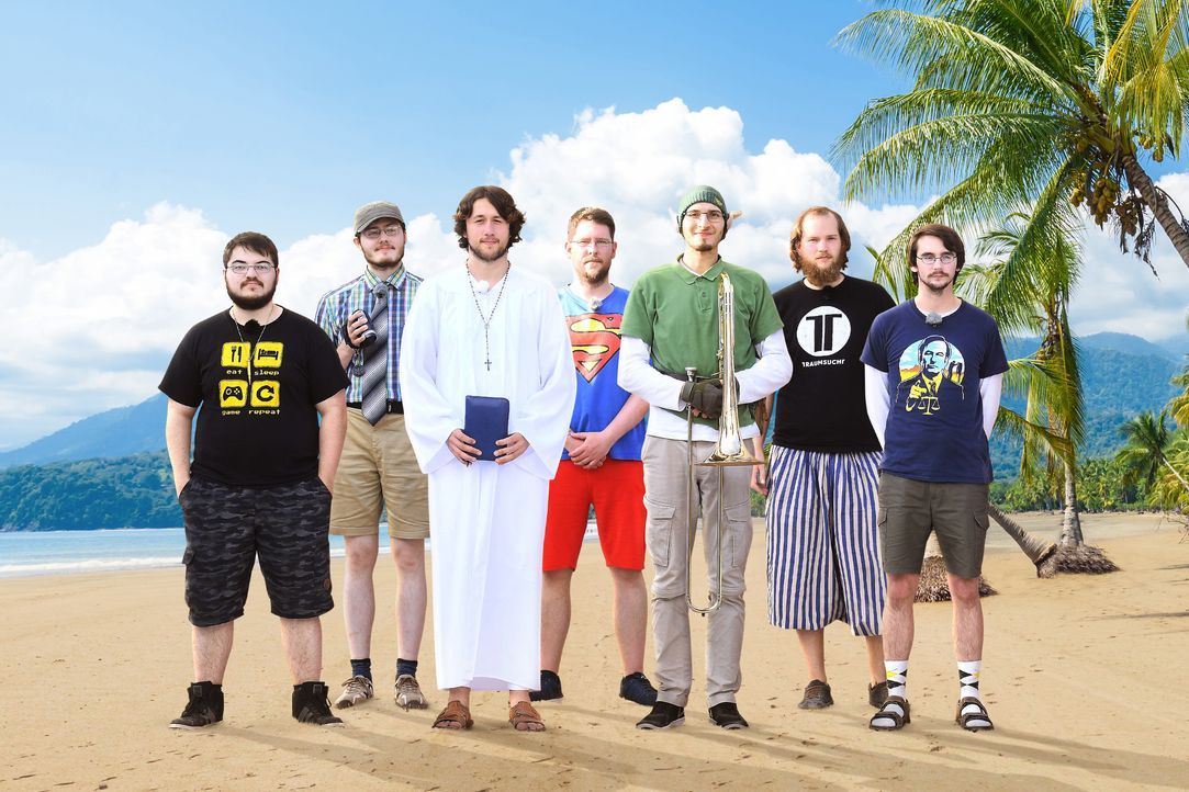 (v.l.n.r.) Flamur; Illya; Sven K., Julien, Elias; Dion, Sven L. - Bildquelle: Kay Kirchwitz/Simon Dannhauer ProSieben / Kay Kirchwitz/Simon Dannhauer