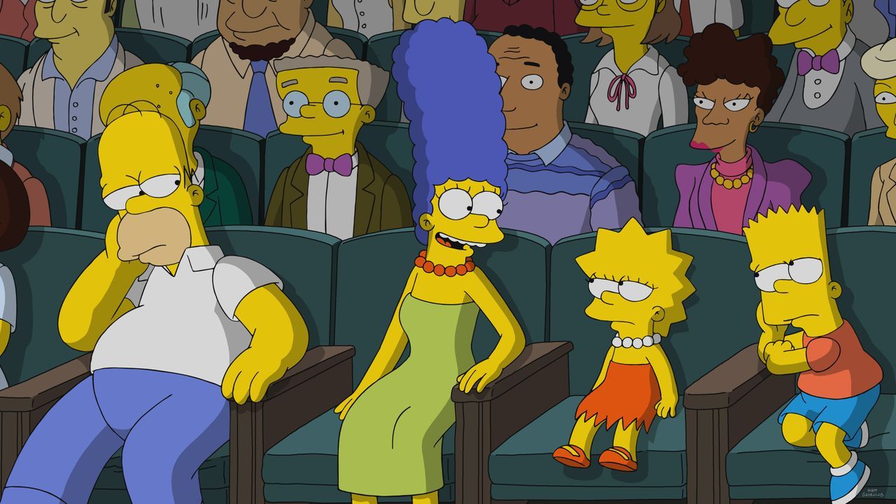 (v.l.n.r.) Homer; Marge; Lisa; Bart - Bildquelle: 2020 by Twentieth Century Fox Film Corporation.