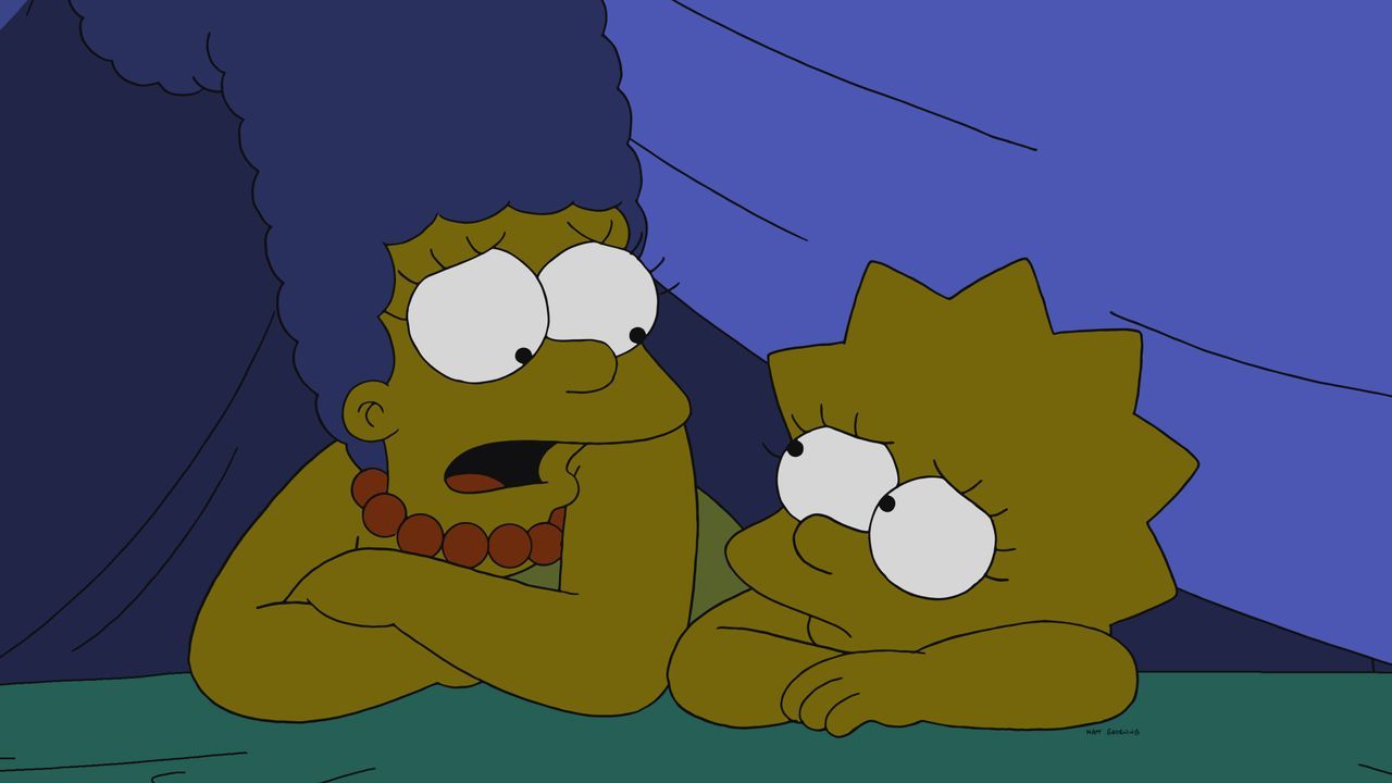 Marge (l.); Lisa (r.) - Bildquelle: 2020 by Twentieth Century Fox Film Corporation.