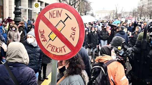 Weniger Demonstranten als erwartet in Berlin