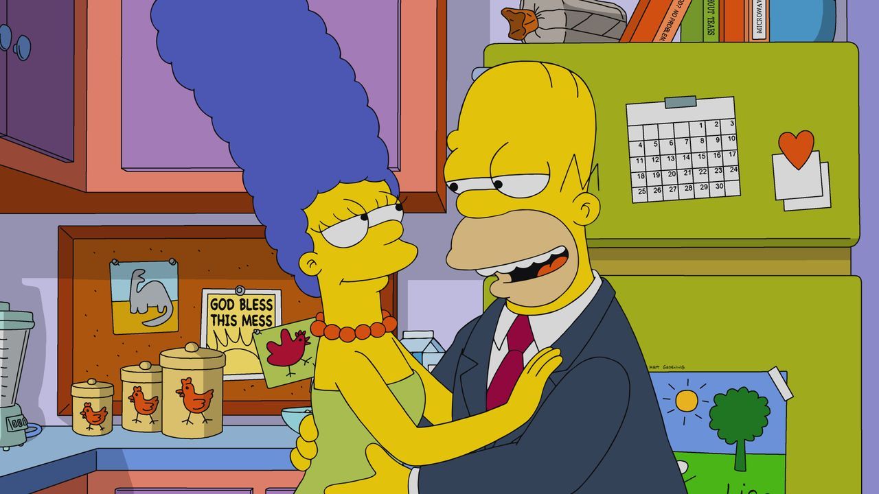 Marge (l.); Homer (r.) - Bildquelle: 2021 by 20th Television.