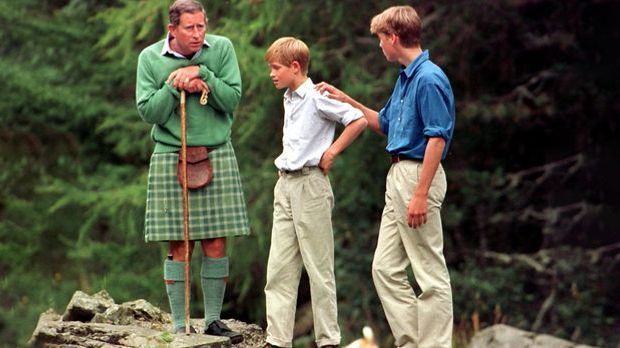 Prince Charles und Söhne 