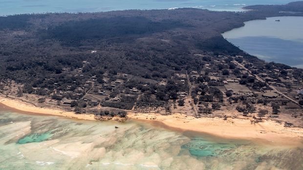 Nach Vulkan-Ausbruch: Tonga unter Ascheschicht begraben