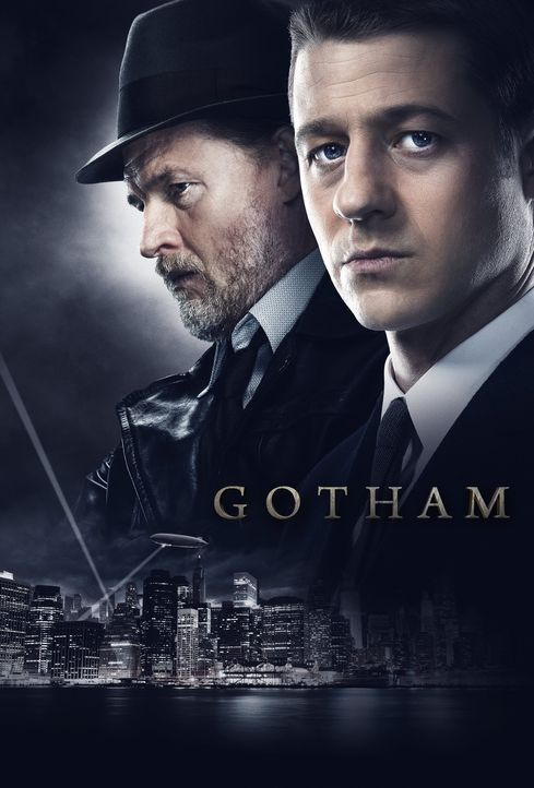 (1. Staffel) - Sorgen in Gotham für Recht und Ordnung: Detective Harvey Bullock (Donal Logue, l.), Detective James Gordon (Ben McKenzie,r.) ... - Bildquelle: Warner Bros. Entertainment, Inc.