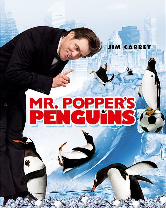 Mr. Poppers Pinguine - Plakatmotiv - Bildquelle: 2011 Twentieth Century Fox Film Corporation. All rights reserved.
