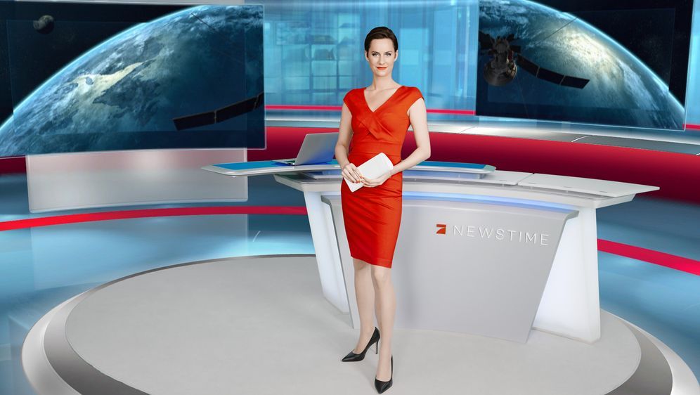 Newstime moderatorin leslie pro7 ProSieben Newstime